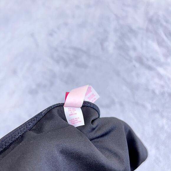 Victorias Secret Swim Strappy 2 Piece Bikini Swimsuit Black Padded Womens Medium - Picture 8 of 8